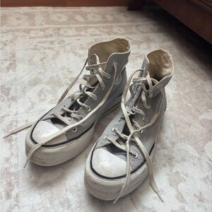Converse Gray High-Top Women's Sneakers